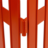 Ограждение декоративное, 35 &times; 210 см, 5 секций, пластик, терракотовое, GOTIKA, Greengo