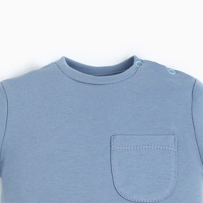 Футболка Крошка Я Street style, рост 80-86 см, голубой