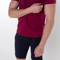 Футболка мужская, цвет бордовый, размер 48 Футболка мужская, цвет бордовый, размер 48