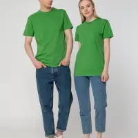 Футболка унисекс T-bolka 160, ярко-зеленая, размер XXXL