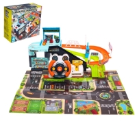 Парковка-автотрек «Город», с 4 машинами, свет и звук, работает от батареек Парковка-автотрек «Город», с 4 машинами, свет и звук, работает от батареек