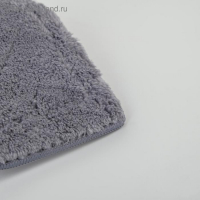 Щётка для окон Доляна, алюминиевая телескопическая ручка 59(89) см, насадка из микрофибры 12&times;12 см, цвет МИКС