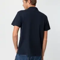 Рубашка поло мужская Summer 170 темно-синяя, размер XS