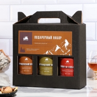 Подарочный набор бутылок по 0,5 литр"КОНЬЯЧНАЯ СЕРИЯ №2" (Фран коньяк, шотл виски, вишня на коньяке) Подарочный набор бутылок по 0,5 литр"КОНЬЯЧНАЯ СЕРИЯ №2" (Фран коньяк, шотл виски, вишня на коньяке)