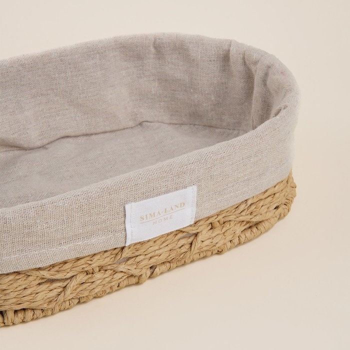 Корзины для хранения ручной работы SL Home, 3 шт: 26&times;16&times;7 см, 28&times;20&times;10 см, 34&times;24&times;11 см