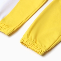 Комплект для девочки (толстовка, брюки ), цвет жёлтый, рост 92 см
