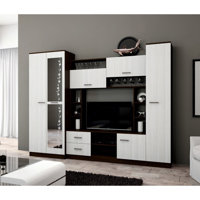 Гостиная Марта, 2700х500х2100, Венге/Лоредо Гостиная Марта, 2700х500х2100, Венге/Лоредо