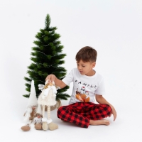 Пижама детская новогодняя KAFTAN "Family", размер 28 (86-92)