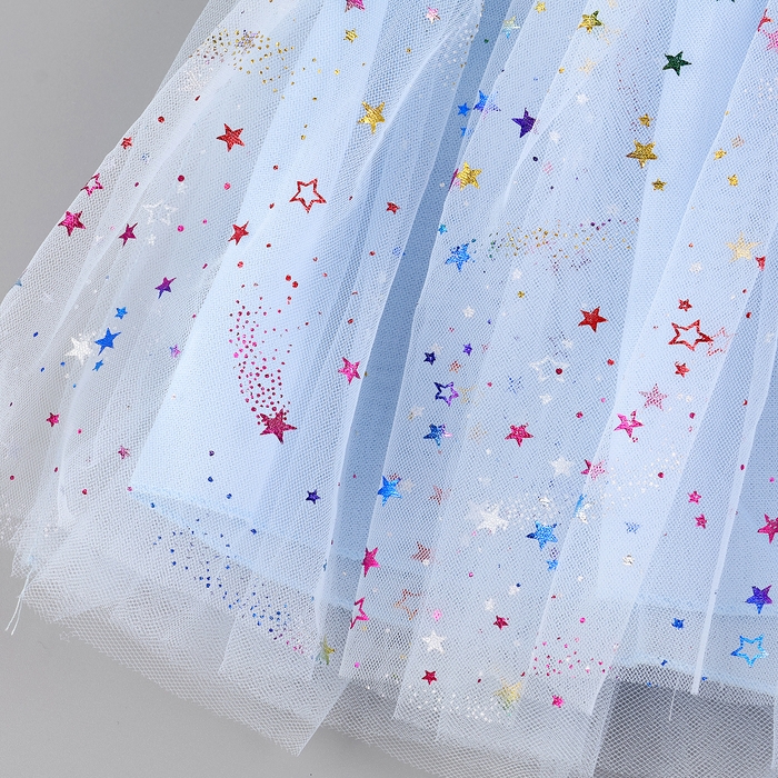 Карнавальный набор &laquo;Стильная принцесса&raquo;: ободок, платье голубое с лебедями, рост 104-110 см