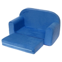 Мягкая игрушка &laquo;Диванчик раскладной Happy babby&raquo;, цвет синий