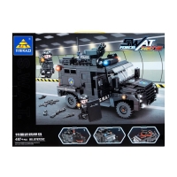 Конструктор спецназ «Фургон с пулеметом», 487 деталей Конструктор спецназ «Фургон с пулеметом», 487 деталей