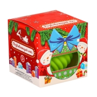 Развивающий тактильный мячик &laquo;Игрушка на ёлочку&raquo;, Новогодняя подарочная упаковка, 1 шт., Крошка Я