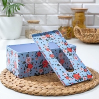 Салфетница &laquo;Поле&raquo;, 25&times;13,5&times;9,5 см, цвет голубой