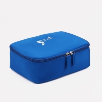 Косметичка дорожная на молнии, цвет синий Косметичка дорожная на молнии, цвет синий