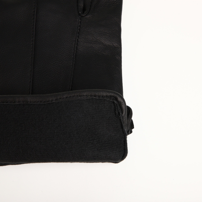 Перчатки мужские, размер XXXL, с утеплителем, цвет чёрный Перчатки мужские, размер XXXL, с утеплителем, цвет чёрный