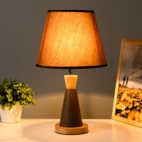 Настольная лампа "Омбр" E27 40Вт коричневый 25х25х42 см RISALUX