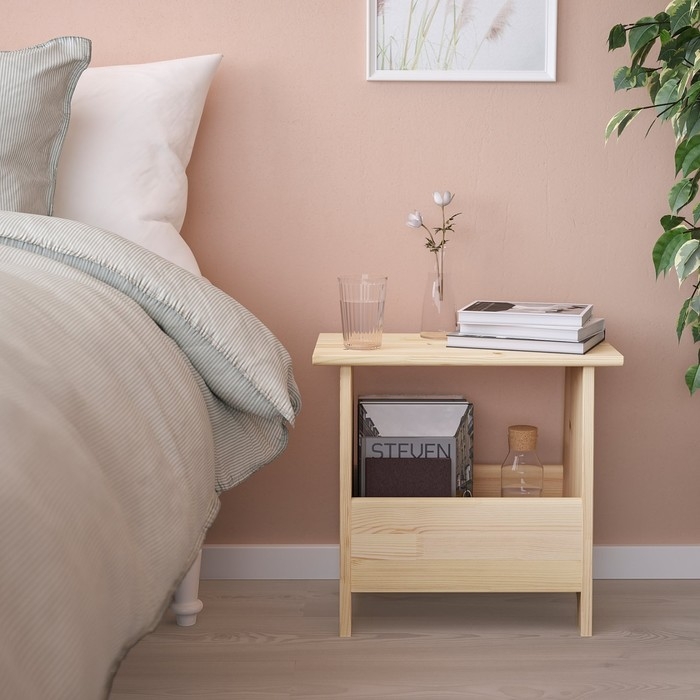 Табурет с отделением для хранения PERJOHAN, 49х25х45, Массив сосны