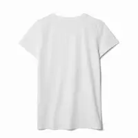 Футболка женская T-bolka Stretch Lady, белая, размер XXL