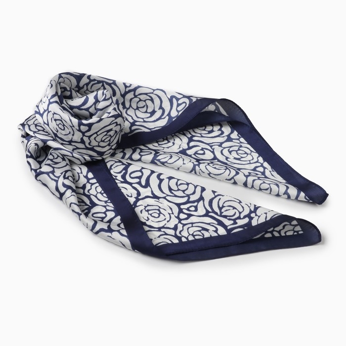 Платок женский MINAKU р-р 70*70 см, цв.синий Платок женский MINAKU р-р 70*70 см, цв.синий