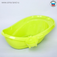 Ванночка &laquo;Буль-Буль&raquo;, со сливом, 84,5 см., цвет лайм, ковш МИКС
