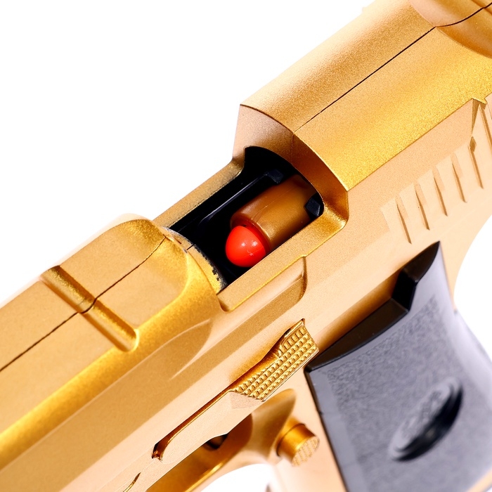 Пистолет детский &laquo;Дигл&raquo;, стреляет мягкими пулями, вылетают гильзы, автоматическая перезарядка