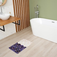 Набор ковриков для ванной и туалета Доляна &laquo;Геометрия&raquo;, 2 шт: 40&times;45, 45&times;75 см