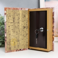 Сейф-книга дерево кожзам "Цветник. Ретро" 21х13х5 см Сейф-книга дерево кожзам "Цветник. Ретро" 21х13х5 см