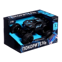 Джип радиоуправляемый «Покоритель», управление с телефона, работает от аккумулятора, цвет чёрный Джип радиоуправляемый «Покоритель», управление с телефона, работает от аккумулятора, цвет чёрный