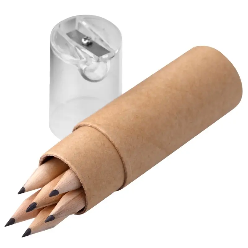 Набор карандашей Pencilvania Office с точилкой, прозрачный Набор карандашей Pencilvania Office с точилкой, прозрачный