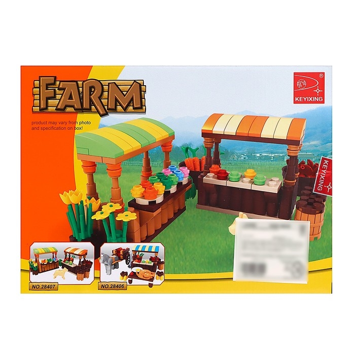 Конструктор Ферма &laquo;Рынок&raquo;, 174 детали