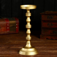 Подсвечник "Анселл" алюминий 12х12х28 см