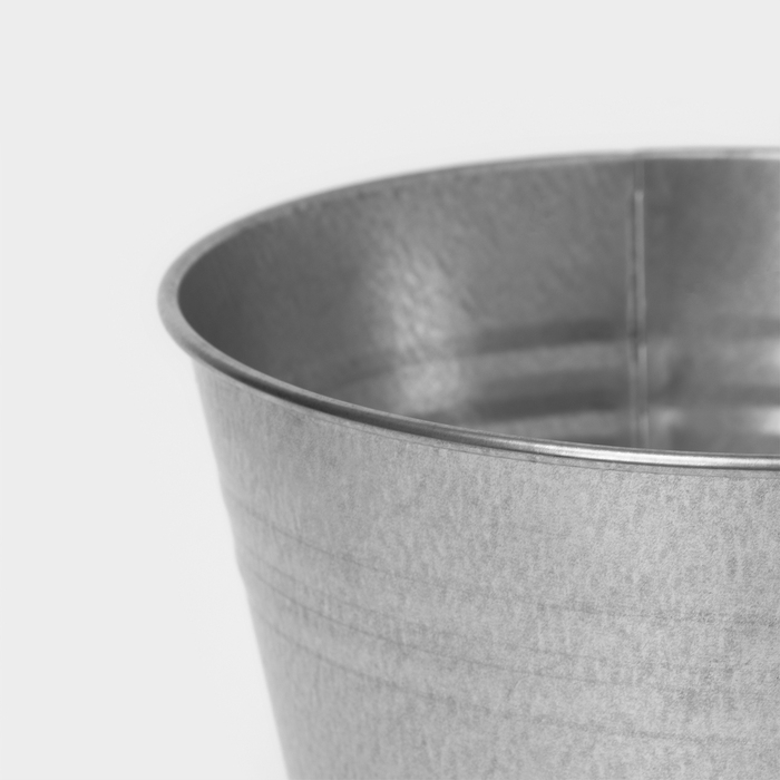 Кашпо оцинкованное, 3 л, ГОСТ