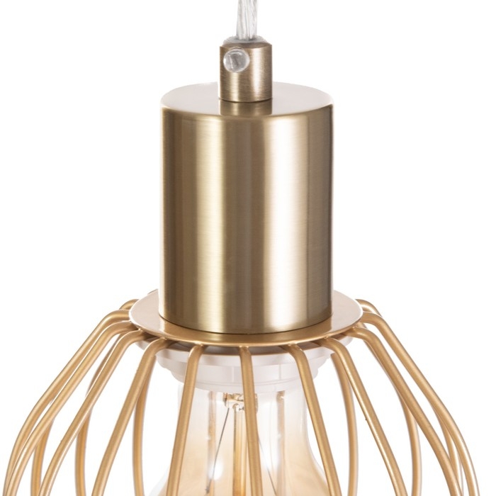 Светильник подвесной "Лофт" 1х25Вт Е27 Бронза 12х116х11