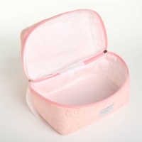 Косметичка на молнии, цвет розовый