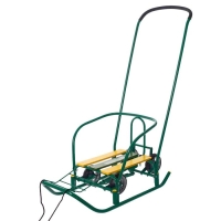 Санки &laquo;Ветерок 7 универсал&raquo;, цвет зелёный