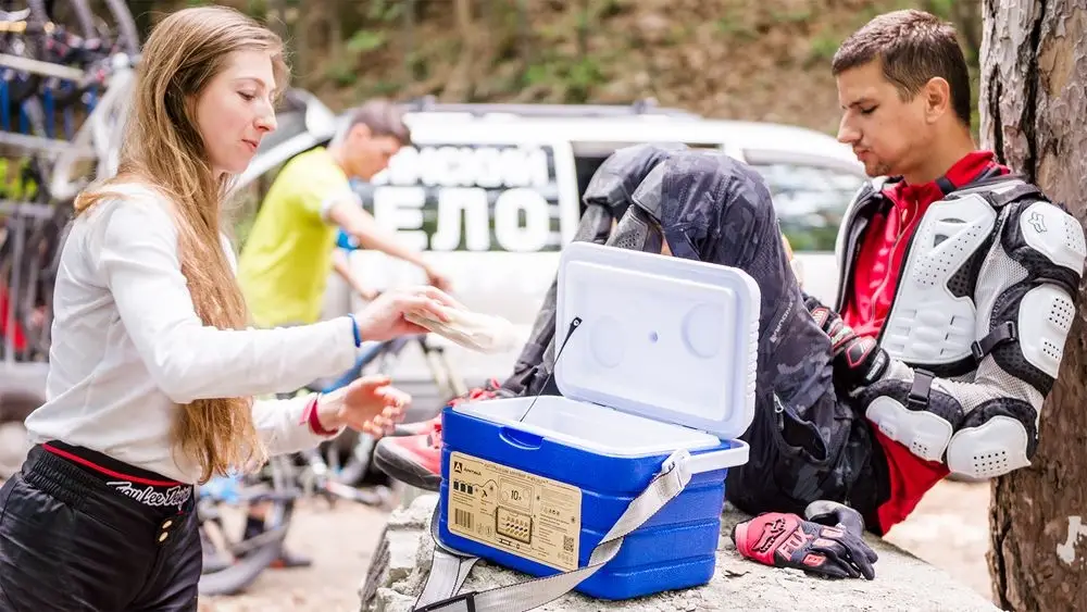 Термоконтейнер &laquo;Арктика&raquo;, M, синий