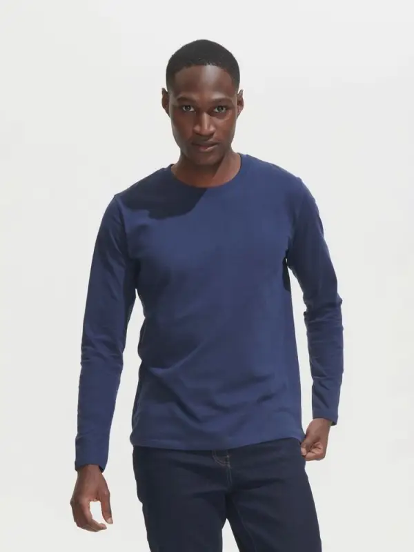 Футболка с длинным рукавом Imperial LSL Men темно-серая (графит), размер M