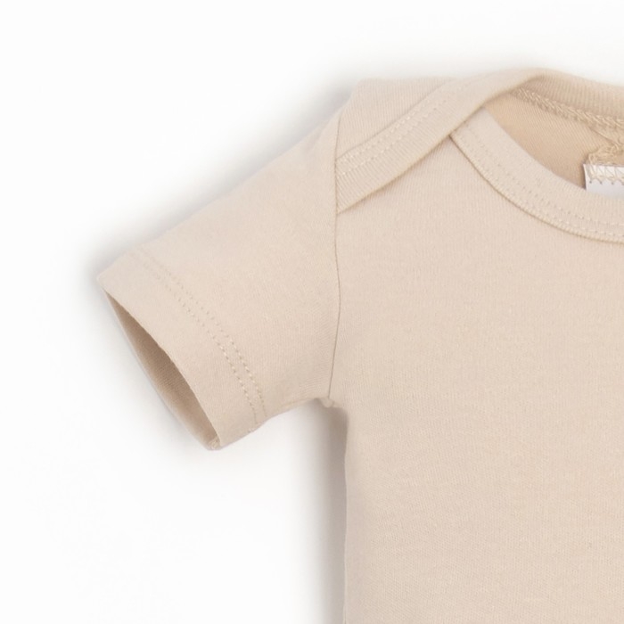 Комплект детский (боди, шорты) MINAKU, цвет бежевый, рост 68-74 см Комплект детский (боди, шорты) MINAKU, цвет бежевый, рост 68-74 см