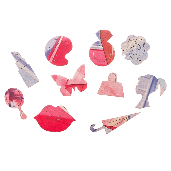 Пазл деревянный фигурный &laquo;Любимая кукла&raquo;, 80 элементов