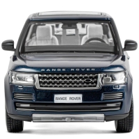 Машина металлическая Range Rover 1:26, открываются двери, капот, багажник, свет и звук, цвет синий перламутр Машина металлическая Range Rover 1:26, открываются двери, капот, багажник, свет и звук, цвет синий перламутр