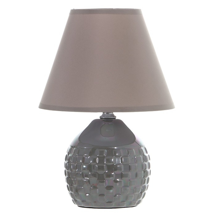 Лампа настольная 37514/1 1х40Вт Е14 перламутровый 18х18х26 см RISALUX