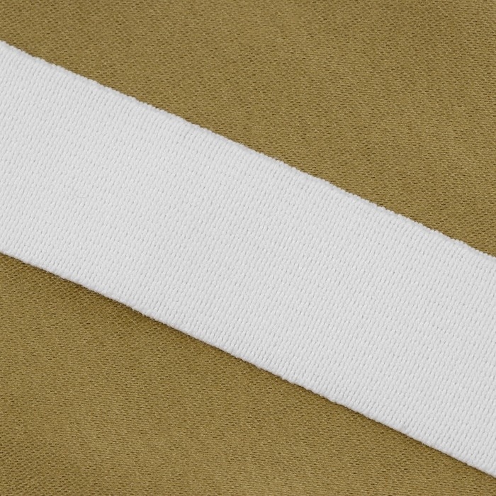 Резинка бельевая, 25 мм, 20 м, цвет белый Резинка бельевая, 25 мм, 20 м, цвет белый