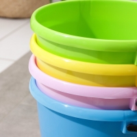 Ведро с крышкой, 10 л, МИКС Ведро с крышкой, 10 л, МИКС