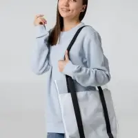 Шопер Clarity с оранжевым органайзером, прозрачный