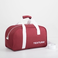 Сумка спортивная, TEXTURA, средний размер, цвет бордовый Сумка спортивная, TEXTURA, средний размер, цвет бордовый