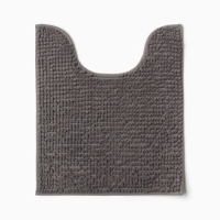 Набор ковриков для ванной Этель Букли цвет темно-серый 2 шт, 38х58 см, 48х38 см Набор ковриков для ванной Этель Букли цвет темно-серый 2 шт, 38х58 см, 48х38 см