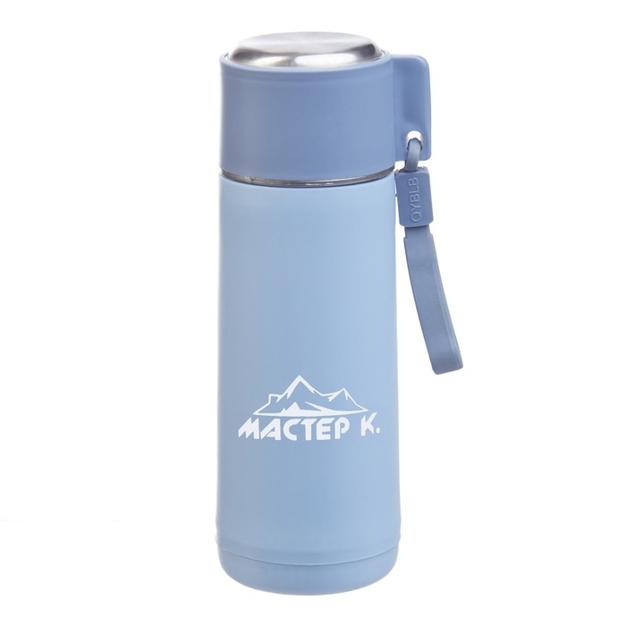 Бутылка для воды, 400 мл, Бутылка для воды, 400 мл, "Мастер К", стеклянная