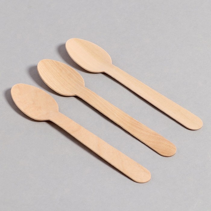 Ложки деревянные, 14 см, 12 шт Ложки деревянные, 14 см, 12 шт