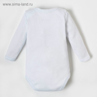 Боди Крошка Я "Mom+Dad", белый, рост 74-80 см