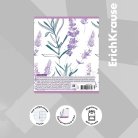 Тетрадь 48 листов в клетку, ErichKrause Lavender, обложка мелованный картон, выборочный УФ-лак, блок офсет 100% белизна, МИКС (1 вид в спайке) Тетрадь 48 листов в клетку, ErichKrause Lavender, обложка мелованный картон, выборочный УФ-лак, блок офсет 100% белизна, МИКС (1 вид в спайке)